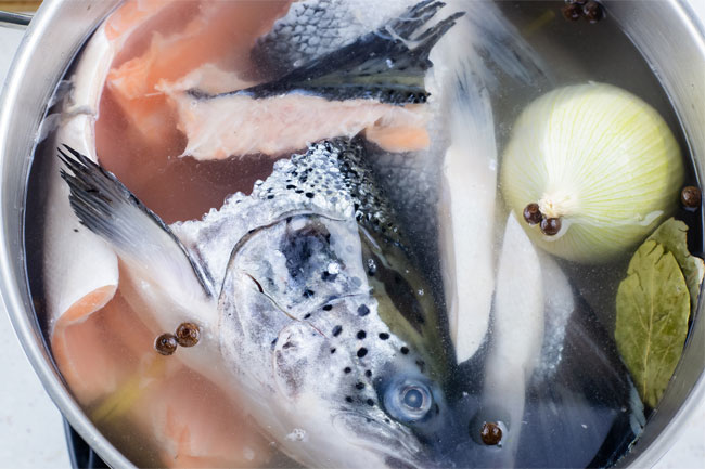 Lachs in Aspik ausführliches Foto und Video Rezept