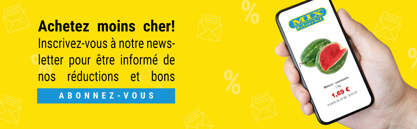 Inscrivez-vous à notre newsletter & sécurisez vos avantages