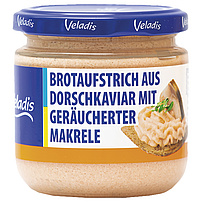 Brotaufstrich aus Dorschkaviar mit geräucherter Makrele
