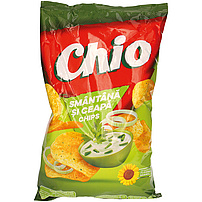 Chio Kartoffelchips mit Sauerrahm- und Zwiebelgeschmack