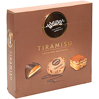 Chocolats fourrés (58%) au goût de tiramisu
