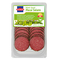 Kräuter-Rindersalami mit Truthahn- und Hähnchenfleisch, geräuchert