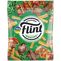 "Flint" - Snack aus Weizenbrot mit Schaschlik-Geschmack
