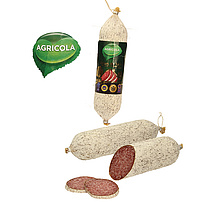 "Agricola-Salam de Sibiu"-Geräucherte und luftgetrocknete Rohwurst aus Schweinefleisch, mittelkörnig