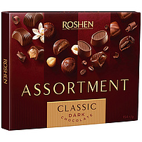 "Assortment Classic" Konfektmischung aus Schokoladenkonfekt mit verschiedenen Füllungen. Enthält Alkohol.