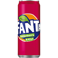 Erfrischungsgetränk "Fanta" mit Erdbeer- und Kiwigeschmack