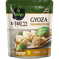 Teigtaschen "Gyoza" gefüllt mit Gemüse und Knoblauch mit BBQ Geschmack nach koreanischem Stil, tiefgefroren