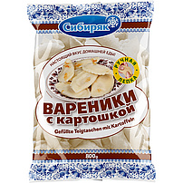 Handgemachte Teigtaschen mit Kartoffeln gefüllt "Wareniki Sibirjak"