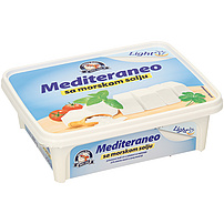 Käse in Salzlake "Mediteraneo" gereift, 25% Fett in. Tr.
