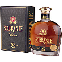 "SOBRANIE" Weinbrand (Brandy) 14 Jahre gereift in französischen Eichenfässern, 40% vol.