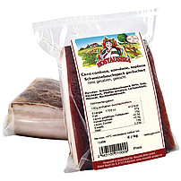 HOSYAUSHKA Schweinebauchspeck geräuchert, nass gesalzen, gekocht.