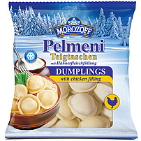 Teigtaschen "Pelmeni Morozoff" mit Hühnerfleischfüllung, tiefgefroren