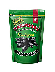 Geröstete schwarze Sonnenblumenkerne mit Schale "Karpaysky"