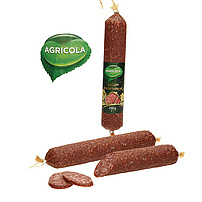 "Agricola-Salam Ardelenesc"- Geräucherte und luftgetrocknete Rohwurst aus Schweinefleisch mit Sojaeiweiß, mittelkörnig