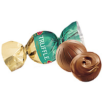 Konfekt "Truffle Nutty Taste" mit Haselnussgeschmack in kakaohaltigen Fettglasur 30% /lose