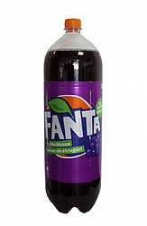 Kohlensäurehaltiges Erfrischungsgetränk "Fanta Madness" mit  Traubengeschmack, mit Zucker und Süßungsmitteln