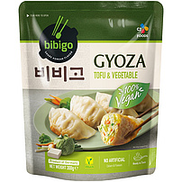Teigtaschen "Gyoza" gefüllt mit Tofu und Gemüse, tiefgefroren