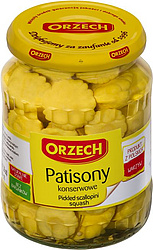 Eingelegte Patisson-Zucchini