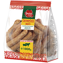 Produit à base de viande hachée "Mici - Cevapcici" de notre propre type, congelé