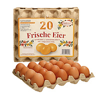 Frische Eier- ausgestateter Käfig 20St