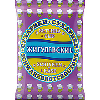 Schwarzbrotcroutons "Zhiguljovskie suhariki" mit Schinken-Käsegeschmack