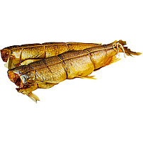 Buckellachs (Oncorhynchus gorbuscha) ausgenommen, ohne Kopf, gebunden, heißgeräuchert/ lose