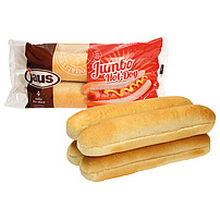 Weizensodtbrötchen "Jumbo Hot Dog" (Hefefeingebäck)