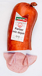 Gekochte Wurst "Parizer mic dejun"