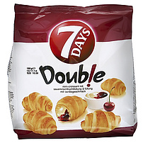 Mini-Croissant mit Sauerkirschfruchtfüllung und Füllung mit Vanillegeschmack "7DAYS"