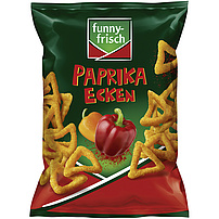 Paprika Ecken - Mais-Snack mit Paprika-Geschmack