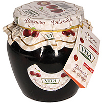 Süßkirschen mit Stein in Zuckersirup