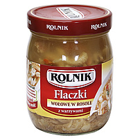 Rinderkuttel in Brühe "ROLNIK -  Flaczki wolowe w rosole"