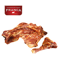 Schweineknochen mit (20%) Fleisch, gepökelt und gräuchert, vakuumiert