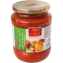 Gefüllte Paprikaschoten in Tomatensauce