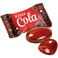 Hartkaramelle "Fizzy Cola" mit Brausefuellung (8%), mit Cola-Geschmack/ lose