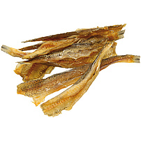 Snack z ještěrkových ryb, sušené na vzduchu a solené
