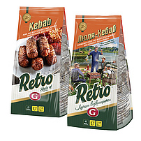 Retro Kebab - Schweinefleisch und Rindfleisch gewolft und gewürzt, tiefgefroren