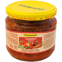 Gemüsezubereitung "Adzhika" pikant-scharf