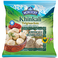 Teigtaschen "Khinkali Morozoff" mit Hühnerfleischfuellung, tiefgefroren