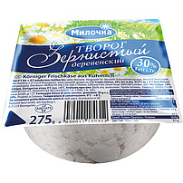 Körniger Frischkäse "Tvorog derevenskij" 30% Fett i.Tr.