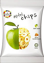 Apfel Chips, grüner Apfel