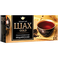 Schwarzer indischer Tee "Shah Gold", granuliert, in Teebeuteln