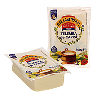 "Telemea de capra" - Rumänischer Käse in Salzlake gereift aus pasteurisierter Ziegenmilch, mindestens 42% Fett i.Tr.