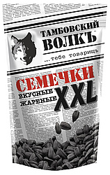 Černá slunečnicová semínka "Tambovskij volk" XXL, neloupaná, pražená