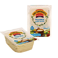 "Telemea putin sarata" - Rumänischer Käse in Salzlake gereift aus pasteurisierter Kuhmilch. Fettstufe.