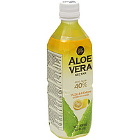 Boisson à laloe vera et arômes de yuzu et de citron