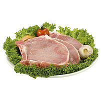 Schweine Kotelett in Scheiben