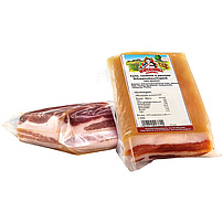 Lard de poitrine de porc salé humide.