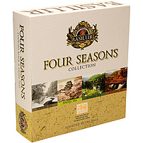 Teemischung "Four Seasons" aus 4 Sorten aromatisierter Ceylon Schwarzer und Grüner Tee