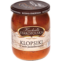 "Boulettes de viande de son genre" "Klopsiki w sosie pomidorowym"